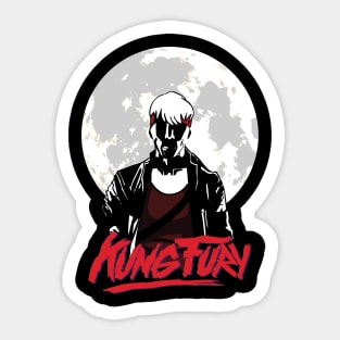 Kung Fury - Moonlit Avenger Sticker